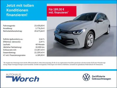 Gebraucht VW Golf VIII Life 116 PS (85 kW) 2025 Grau Limousine