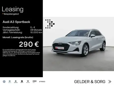Gebraucht Audi A3 Advanced 150 PS (110 kW) 2025 Gletscherweiß metallic Limousine