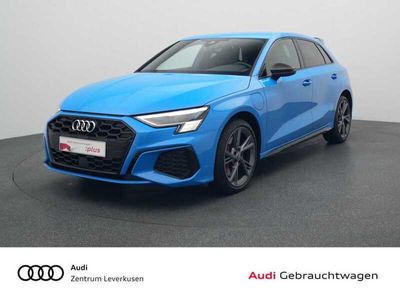 gebraucht Audi A3 Sportback e S line S TRON NAVI ACC LED SHZ, Schwarz