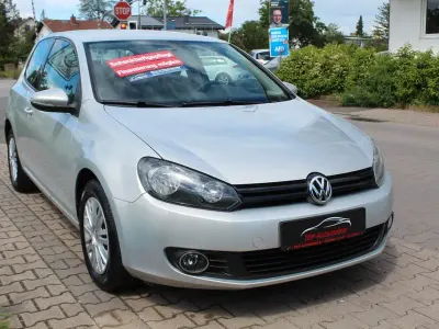 Gebraucht VW Golf VI Trendline 80 PS (58 kW) 2009 Silber Kleinwagen