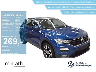 Gebraucht VW T-Roc 116 PS (85 kW) 2019 Blau SUV