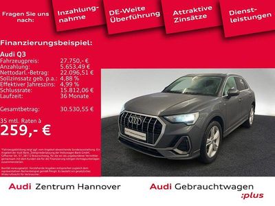 Gebraucht Audi Q3 S-Line 245 PS (180 kW) 2022 6y daytonagrau perleffekt SUV
