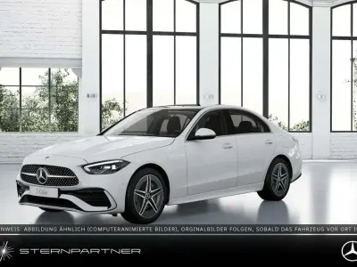 Używany Mercedes C300e AMG 204 KM (150 kW) 2025 Biały Sedan/Limuzyna