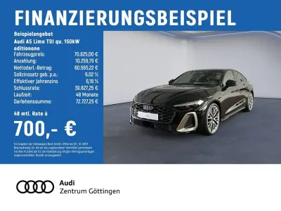 Neu Audi A5 Edition .1 204 PS (150 kW) 2026 Schwarz Limousine