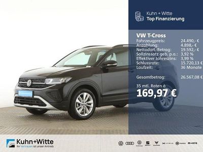 Gebraucht VW T-Cross Goal 116 PS (85 kW) 2025 Clear blue metallic SUV