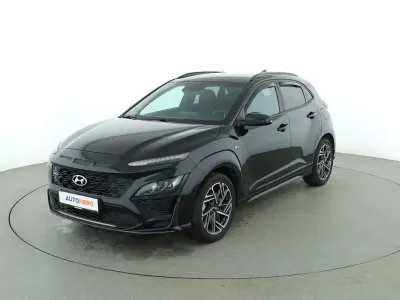 Gebraucht Hyundai Kona N Line 120 PS (88 kW) 2021 Schwarz SUV