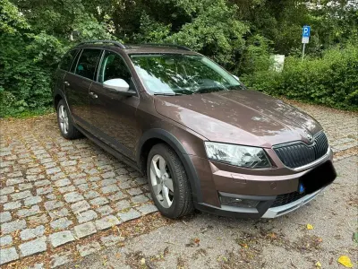 Gebraucht Skoda Octavia Scout 4x4 150 PS (110 kW) 2014 Braun Kombi