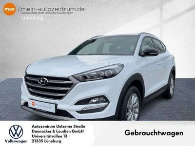 gebraucht Hyundai Tucson 1.6 Passion blue Alu LEDScheinw. Navi Standhz. Sitzhz. Kamera