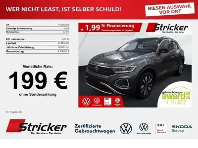 Gebraucht VW T-Roc Goal 150 PS (110 kW) 2025 Indiumgrau metallic SUV