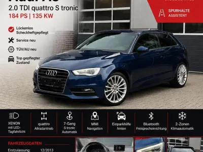 Gebraucht Audi A3 184 PS (135 kW) 2013 Blau Kleinwagen