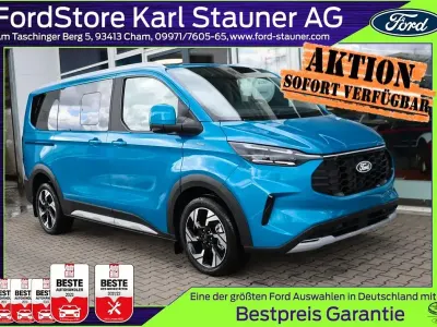Ny Ford Tourneo Active 170 HK (125 kW) 2026 Blå MPV