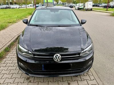 Used VW Polo Comfortline 95 HP (69 kW) 2018 Black Hatchback