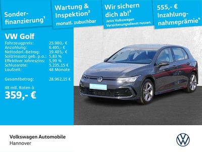 Usata VW Golf VIII R-line 131 CV (96 kW) 2024 Grigio Berlina