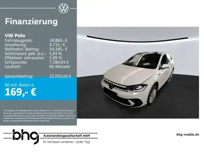 Gebraucht VW Polo R-line 95 PS (69 kW) 2023 Weiß Kleinwagen