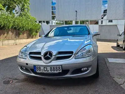 Gebraucht Mercedes SLK200 163 PS (119 kW) 2005 Silber Cabrio