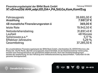 Gebraucht BMW X1 Comfort Edition 150 PS (110 kW) 2024 Utah orange (orange) SUV