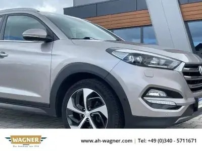 Brugt Hyundai Tucson Premium 177 HK (130 kW) 2016 Sølv SUV