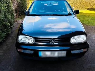 Gebraucht VW Golf Cabriolet 90 PS (66 kW) 1996 Schwarz Cabrio