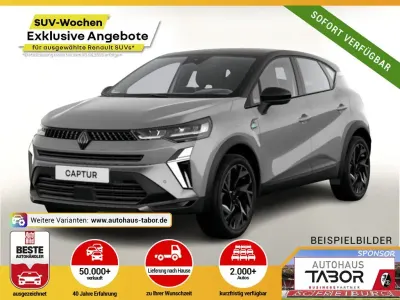 Neu Renault Captur Esprit Alpine 158 PS (116 kW) 2025 Grau (rafalgrau metallic + black pear) SUV