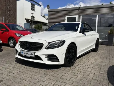 Gebraucht Mercedes C180 AMG 156 PS (114 kW) 2020 Weiß Cabrio