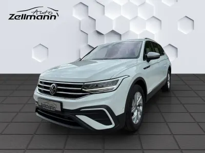 Gebraucht VW Tiguan Allspace Life 150 PS (110 kW) 2022 Weiss SUV