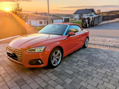Używany Audi A5 Cabriolet 252 KM (185 kW) 2017 Czerwony Kabriolet