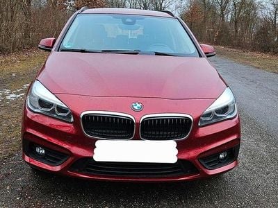 Usata BMW 218 Active Tourer Advantage 136 CV (100 kW) 2016 Rosso Monovolume
