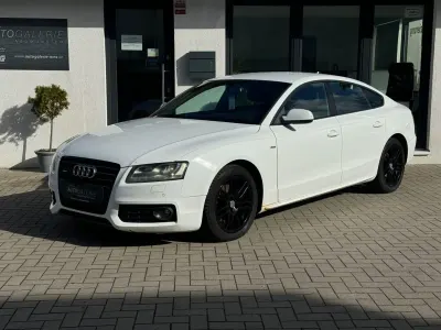 Usata Audi A5 S-Line 170 CV (125 kW) 2011 Bianco Coupé