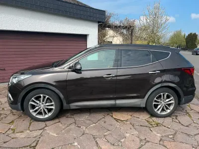 Brugt Hyundai Santa Fe Premium 200 HK (147 kW) 2017 Brun SUV