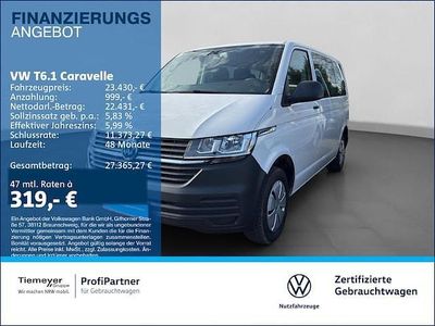 Gebraucht VW Caravelle Trendline 110 PS (80 kW) 2021 Weiß Van / Kleinbus