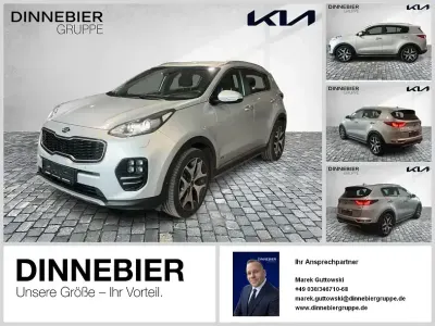 Gebraucht Kia Sportage GT-Line 177 PS (130 kW) 2018 Kcs sparklingsilber met SUV