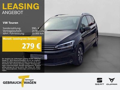 Gebraucht VW Touran Goal 150 PS (110 kW) 2025 Schwarz Van / Kleinbus