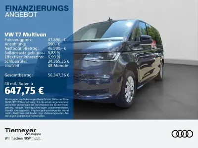 Gebraucht VW Multivan 218 PS (160 kW) 2023 Blau Van / Kleinbus