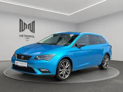 Begagnad Seat Leon ST CONNECT 150 HK (110 kW) 2015 Blå Kombi