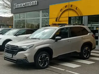 Second-hand Subaru Forester Exclusive+ 136 CP (100 kW) 2025 Auriu SUV