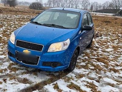 Gebraucht Chevrolet Aveo 84 PS (61 kW) 2009 Blau Kleinwagen