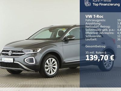 Gebraucht VW T-Roc Style 110 PS (80 kW) 2022 Grau SUV