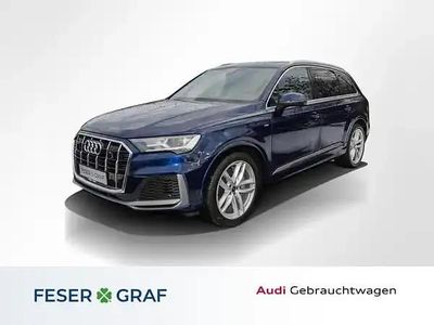 Gebraucht Audi Q7 Ambiente 340 PS (250 kW) 2022 Navarrablau metallic SUV