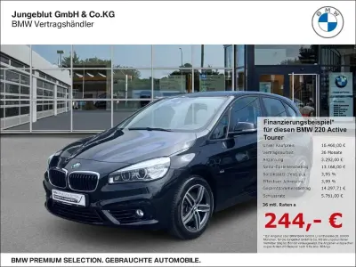Gebraucht BMW 220 Active Tourer Sport Line 192 PS (141 kW) 2017 Schwarz Van / Kleinbus