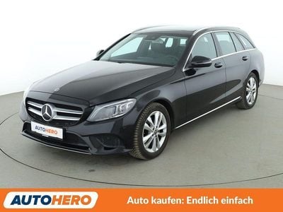 Gebraucht Mercedes C200 Avantgarde 150 PS (110 kW) 2018 Obsidianschwarz Kombi
