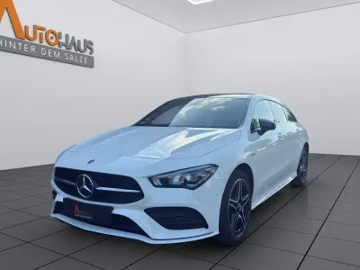 Gebraucht Mercedes CLA250e Shooting Brake AMG 160 PS (117 kW) 2021 Weiß Kombi