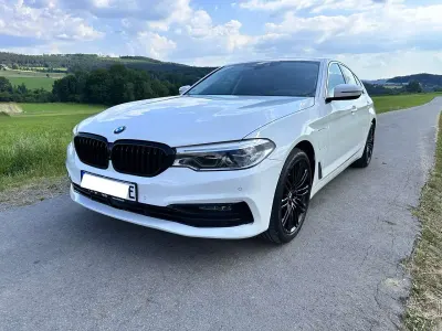 Używany BMW 530e Luxury Line 252 KM (185 kW) 2020 Biały Sedan/Limuzyna
