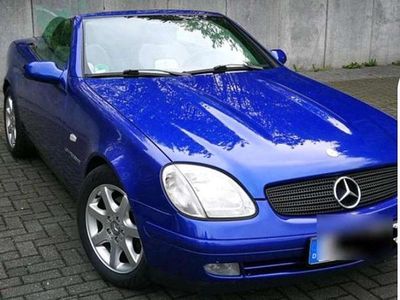 Gebraucht Mercedes SLK230 193 PS (141 kW) 1997 Blau Cabrio