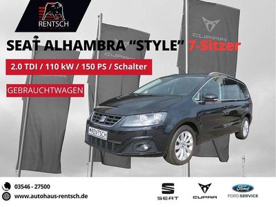 Gebraucht Seat Alhambra Style 150 PS (110 kW) 2018 Schwarz Van / Kleinbus