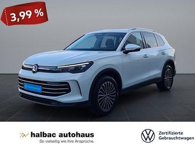 Oryxweiß perlmutteffekt Gebraucht 2024 VW Tiguan Elegance SUV | 45.720 € (Fairer Preis)