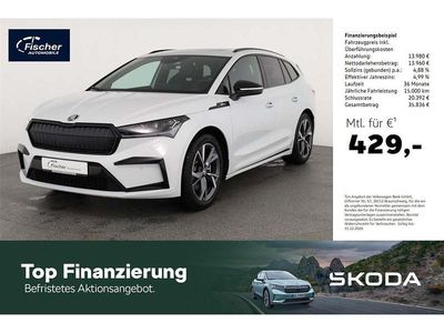 Gebraucht Skoda Enyaq iV SportLine 210 kW (286 PS) 2025 Moonweißmetallic SUV