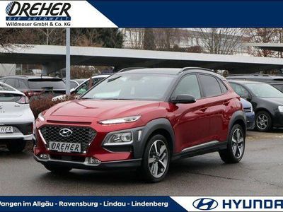 Gebraucht Hyundai Kona Style 177 PS (130 kW) 2018 Pulse red / phantom black SUV