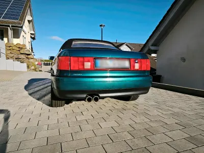 Gebraucht Audi Cabriolet 133 PS (97 kW) 1992 Grün Cabrio