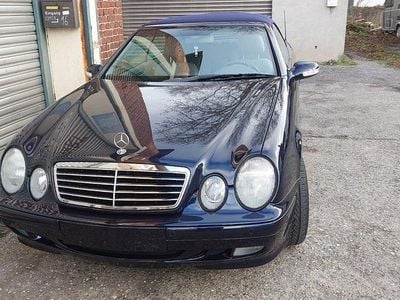 Brugt Mercedes CLK200 163 HK (119 kW) 2000 Blå Cabriolet