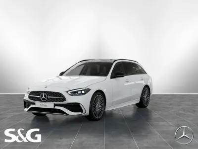 Brugt Mercedes C200 AMG 163 HK (119 kW) 2025 Hvid Stationcar
